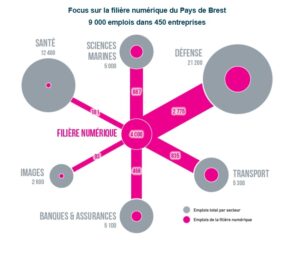 schema des entreprise de la filiere numerique